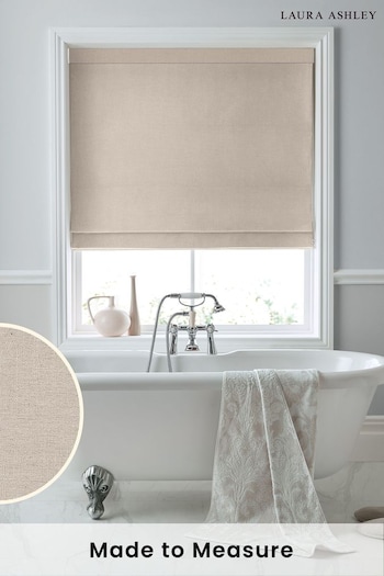 Laura Ashley Natural Swanson Made to Measure Roman Blind (604884) | £84