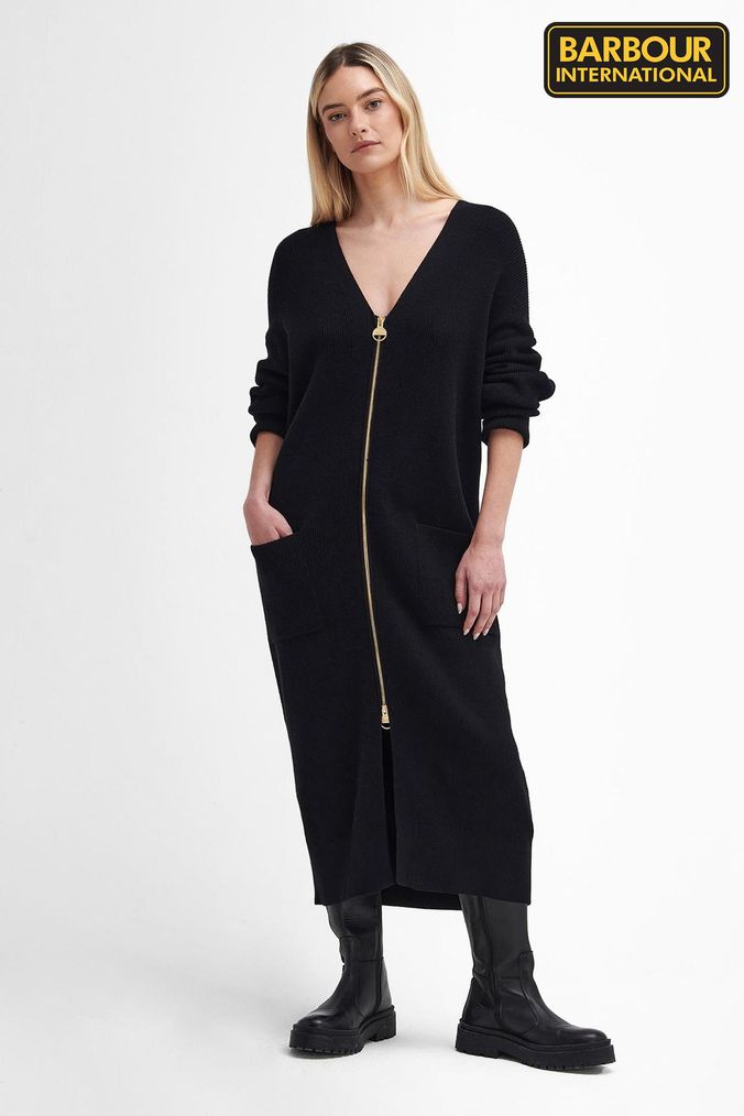 Buy Women s Barbour International Jumper Dress Dresses Online Next UK