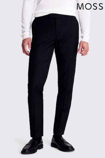 MOSS Black Stretch Suit: Trouser (605162) | £60