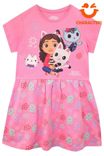 Character Pink Gabby's Dollhouse Short Sleeve Dress (605459) | £17