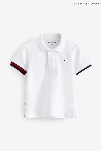 Tommy Hilfiger Baby White Polo Viola Top (605789) | £33