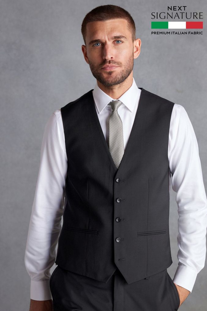 Mens grey wool sale waistcoat