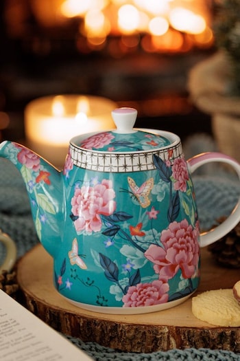 London Pottery Teal Blue Bell-Shaped Loose Tea Teapot (605918) | £50