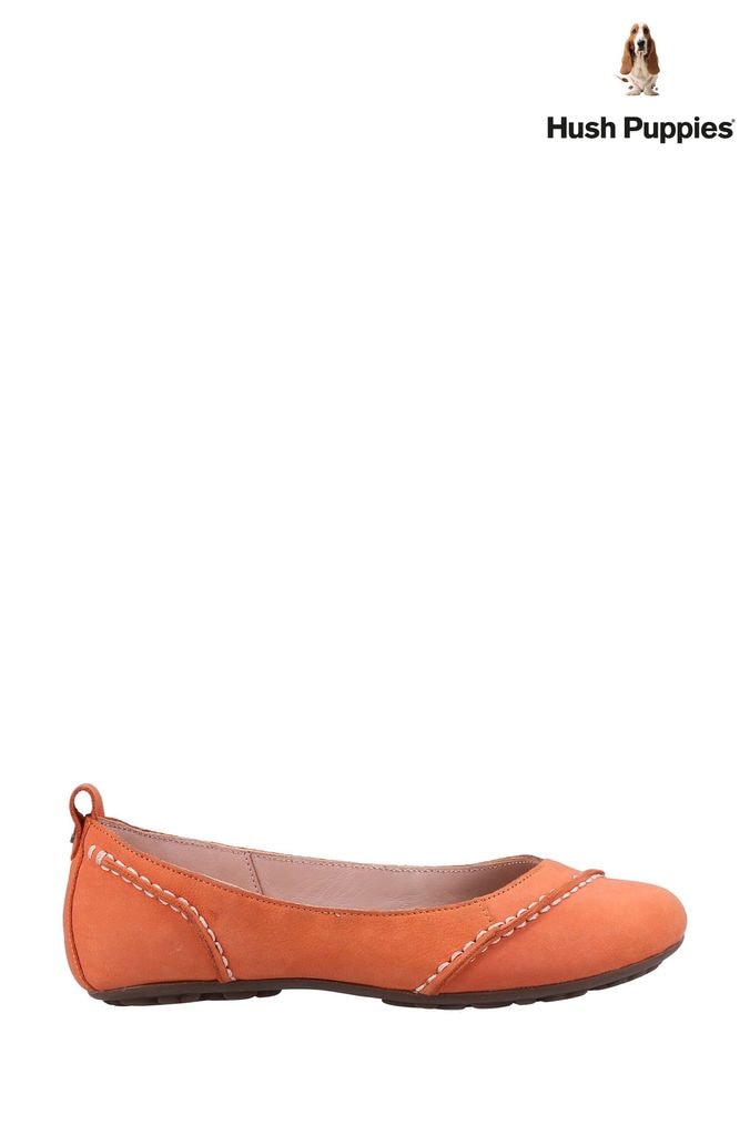 Orange flats shoes hot sale