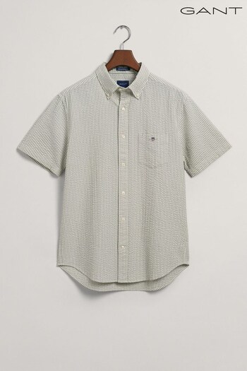 GANT Regular Fit Seersucker Shirt (607112) | £100