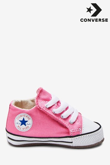 Converse Pink Chuck Taylor All Star Pram Shoes (607318) | £30