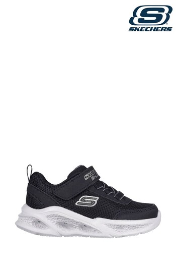 Skechers Black S-Lights: Meteor-Lights Shoes (607544) | £42
