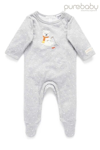 Purebaby Mini Spot Baby Sleepsuit (607626) | £25