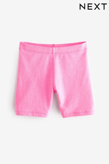 Fluro Pink Cycle slim-cut Shorts (3-16yrs) (607892) | £3 - £5