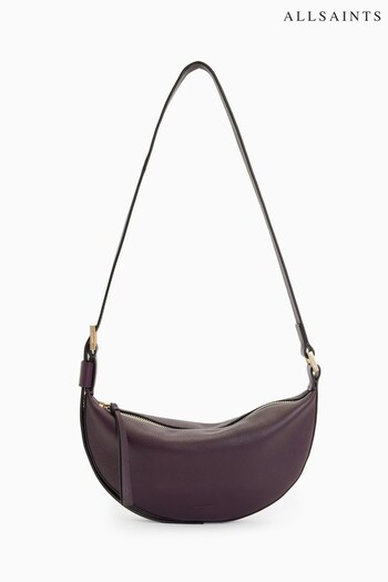 AllSaints Purple Half Moon Xbody Bag (607898) | £159