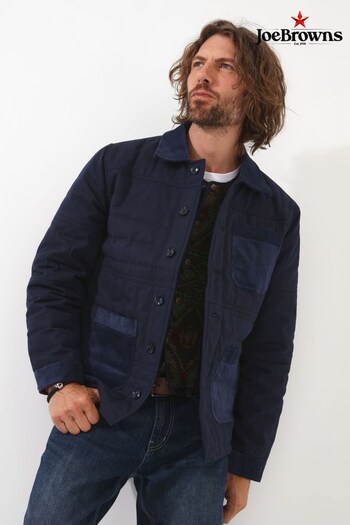Joe Browns Blue Cool Quilted Canvas Jacket (608130) | £90