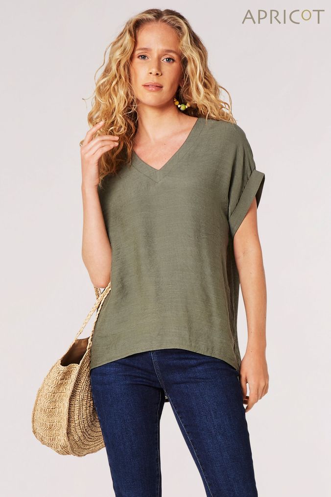 Michael kors t shirt womens olive on sale