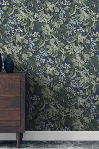 Woodchip & Magnolia Blue Avar Wallpaper (608369) | £85
