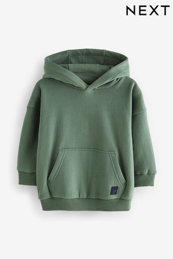 Khaki Green Long Sleeve Soft Touch Hoodie (3mths-7yrs) (608682) | £12 - £16