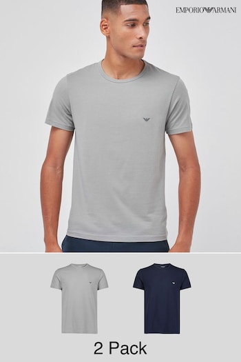 Emporio Armani Cotton T-Shirts 2 Pack (608722) | £60