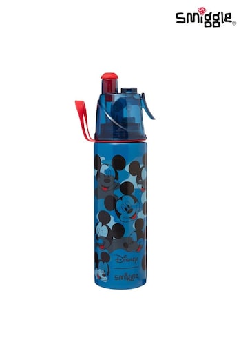 Smiggle Blue Mickey Mouse Mickey Mouse Disney Insulated Stainless Steel Spritz Drink Bottle 500ml (608760) | £22