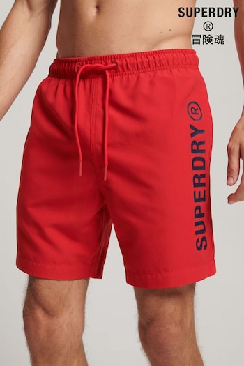 Superdry Red Core Sport 17 Inch Swim Shorts (608910) | £35