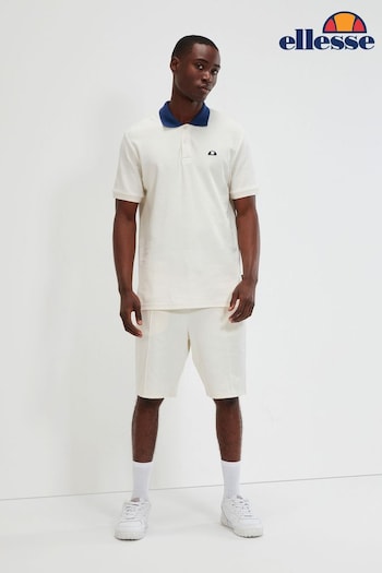 Ellesse Agoza White Polo Shirt (609049) | £45