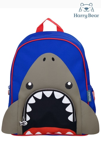 Harry Bear Blue Boys Shark Backpack (609242) | £16