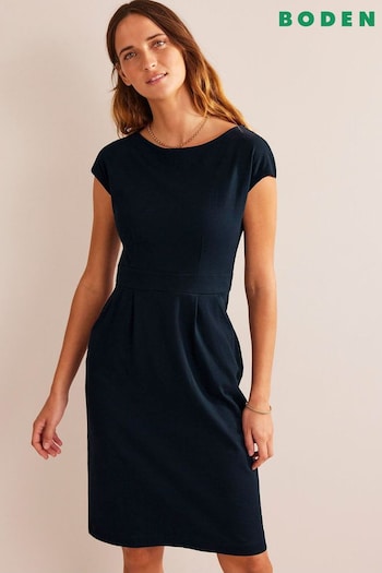 Boden Blue Petite Florrie Jersey Dress (609438) | £60