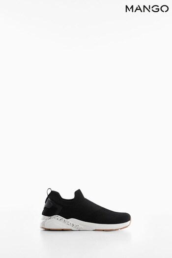 Mango Sock Black Sneakers (609497) | £30