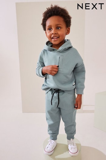 Mineral Blue Utility Hoodie and Joggers Set (3mths-7yrs) (609524) | £17 - £21