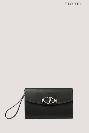 Fiorelli Eros Envelope Pouch Plain Black Bag (610020) | £55