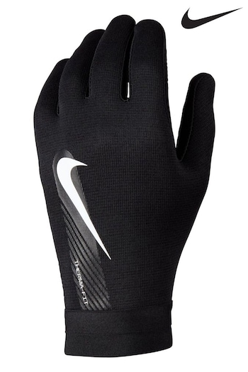Nike Black Kids Therma-FIT Academy Soccer Gloves (610093) | £23