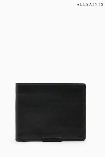 AllSaints Attain Black Card Holder (610130) | £49