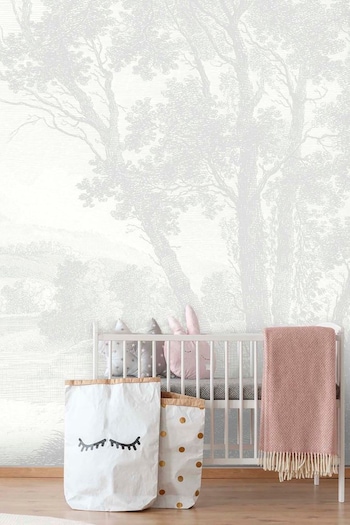 Woodchip & Magnolia Grey Peaceful Countryside Mural Wallpaper (610542) | £295