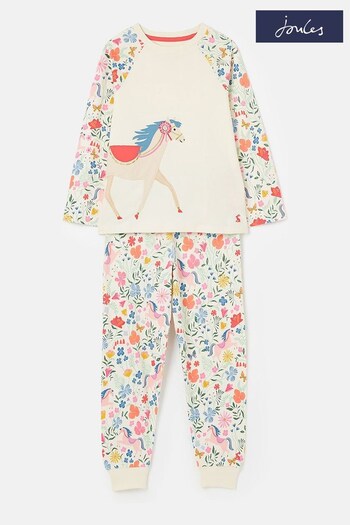 Joules Doze Days Pink Pyjama Set (611019) | £26.95 - £32.95