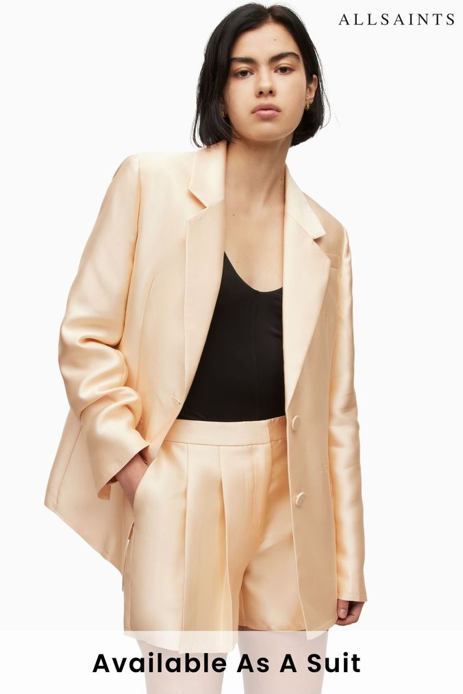 Gold suit shop jacket womens