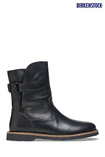 Birkenstock Uppsala Shearling Suede Black Boots (611617) | £180