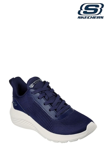 Skechers Blue Bobs Squad Waves Trainers (612065) | £62