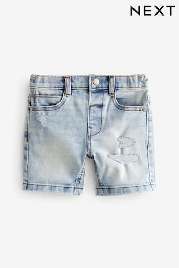 Light Blue Distressed Denim Shorts (3mths-7yrs) (612172) | £10 - £12
