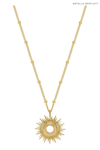 Estella Bartlett Gold Tone Full Sunburst Necklace (613040) | £25