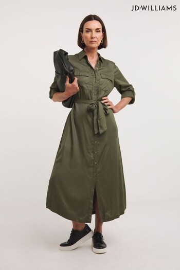 JD Williams Green Truffle Shirt Dress (613483) | £38