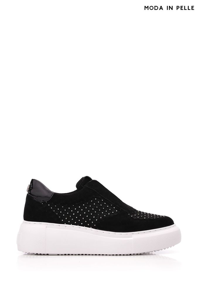 Slip on nere new arrivals pelle