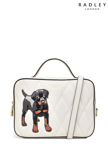 Radley London And Friends Small Zip Top Cross-Body White Bag (613579) | £199