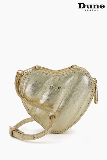 Dune London Sweetheart Micro Heart Cross-body Black Bag (613853) | £60
