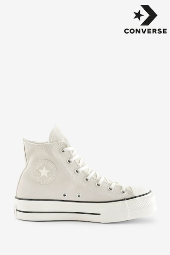 Converse White Chuck Taylor All Star Lift Trainers (614065) | £85