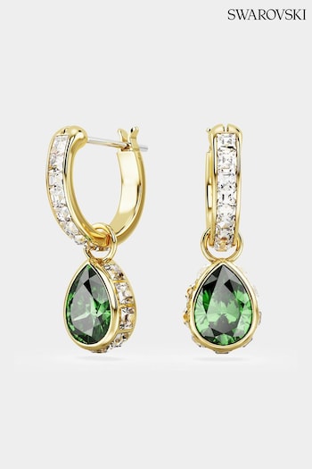 Swarovski Green Stilla Pierced Earrings (614248) | £90