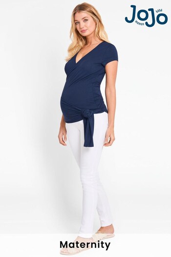 JoJo Maman Bébé White Super Stretch Maternity Skinny Jeans (614819) | £39