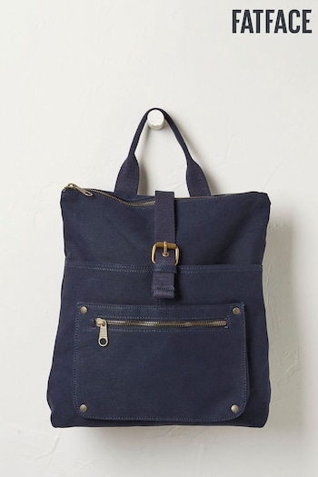 FatFace Blue Alba Canvas Backpack (615297) | £42.50