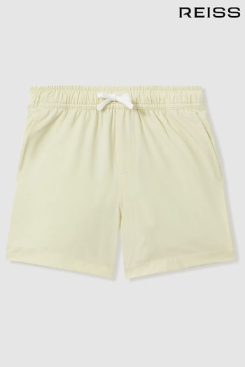 Reiss Lemon Shore Plain Drawstring Waist Swim Palm Shorts (615604) | £26