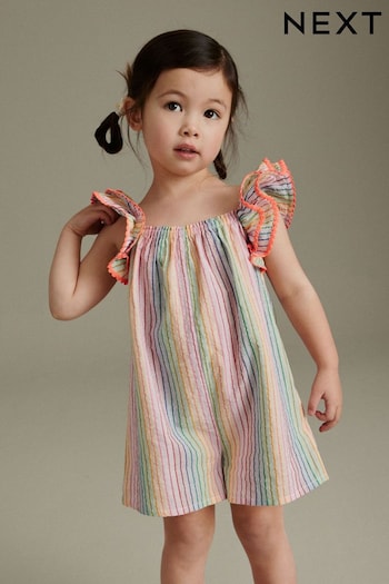 Multi Rainbow Playsuit (3mths-7yrs) (615717) | £14 - £16