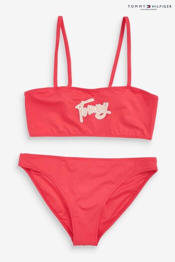 Tommy Hilfiger Pink Bralette Bikini Set (616040) | £45