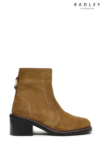 Radley London Natural New Street Suede Jeans Boots (616763) | £169