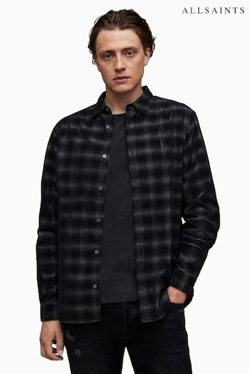 AllSaints Eastburn Black Shirt (616798) | £99