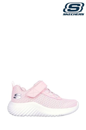 Skechers Pink Bounder - Cool Cruise Shoes (617034) | £32